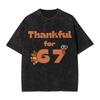 Sweet Number 67 Ice Cream Tshirt Summer  Y2k Retro T Shirts Cotton Hippie Tshirt For Man Shortsleeve Printed Tees