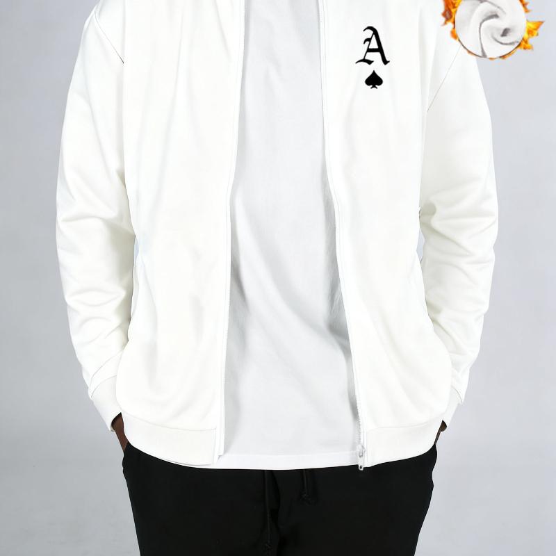 

Faux Shearling Lined Baseball Cardigan, Knit Fabric, Beige, Soft and Stylish for Office S