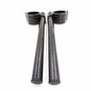 100% Real Carbon Fiber Clip-On Motorcycle 7/8" Handlebars 35mm Fork Tube For Cafe Racer Universal