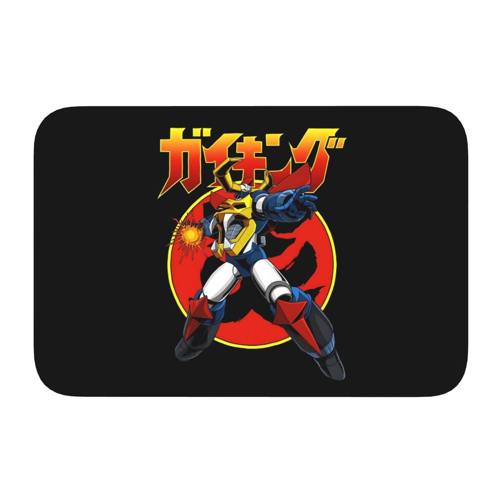 Custom Goldorak Grendizer Front Door Floor Entrance Mats Outdoor Anime UFO Robot Goldrake Bath Kitchen Doormat Toilet Carpet Rug