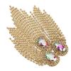 Strass Quaste Schulter Epaulette Dekorative Schulterklappe Abzeichen DIY Exquisite Quasten Epaulette für Party Golden