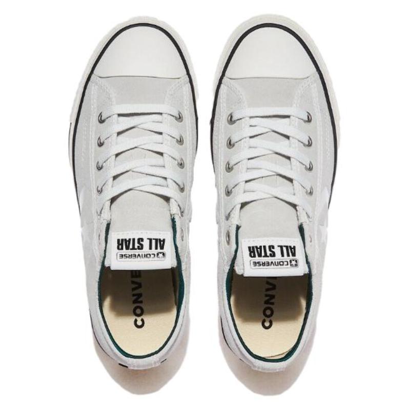 Converse Star Player Comfortable and Versatile Non-slip and Wear-resistant Low-top Board Shoes Unisex Grey