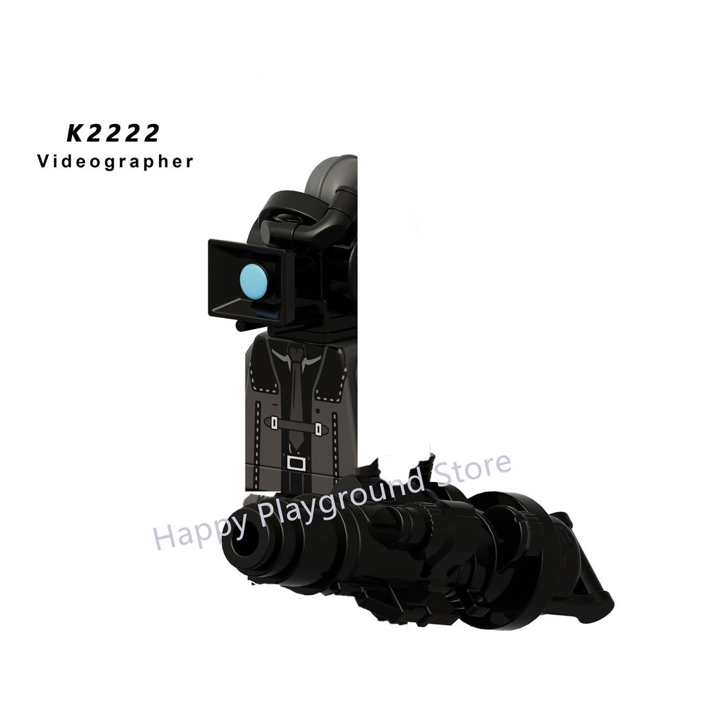 Skibidi Toilet Man Anime Cartoon Bricks Dolls Cameraman Speakerman TV Man Mini Action Bricks Toy Figures Building Blocks