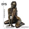 Statua di donna sexy da 5 pollici in resina, figura femminile nuda, statua da tavolo, scultura per comodino, caminetto, amanti dell'arte e collezionisti