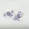 10PCS Plastic Three Way Valve Flow Control Luer Stopcock Valve for Medical Equipment