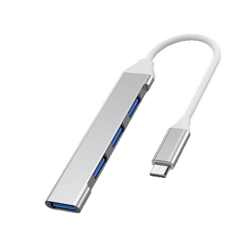 USB 3.0 Multi-Port Hub Splitter with Type-C for Laptops, Tablets, and Desktops