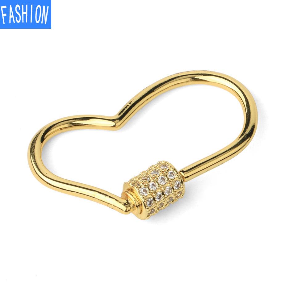 

Металлический брелок, креативная ручная звезда, сердце, позолоченный, посеребренный кулон для ожерелья Golden love