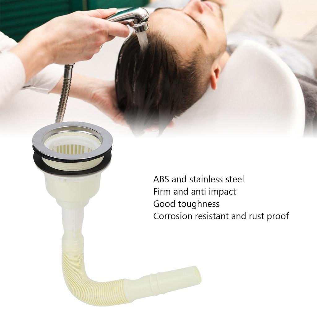 Barber Shop Shampoo Basin Drain Stopper Sink Drain Strainer with Hair Catcher Accessory for Shampoo Bed