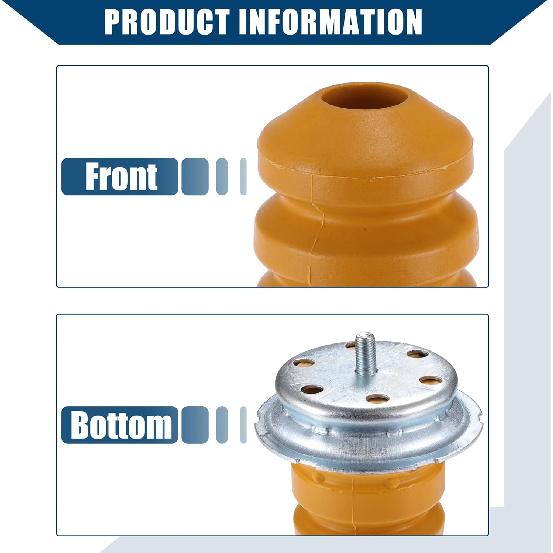 No.1351266080/516688 Suspension Strut Bumper Bump Stop for Fiat Ducato 2006-2023 / Rear Rubber Jounce Bumper Buffer/Durable Rubber Metal / 1 Pcs