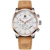 Binyan Men's Multifunction Quartz Watch - Fashion Leather with Calendar 5104