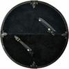 Medieval Wooden Round Shield with Riveted Cross Brown