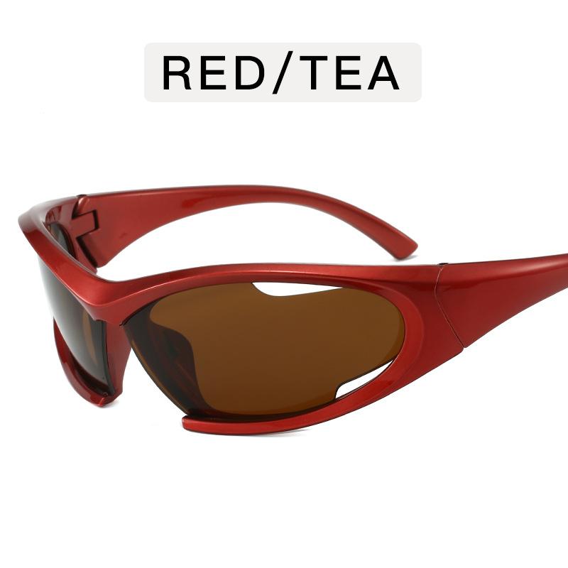 Ochelari de Soare Punk Y2K Femeie Stil European American Elegant de Exterior Ochelari de Soare Stil Tehnologie Viitorului Ochelari de Soare pentru Ciclism