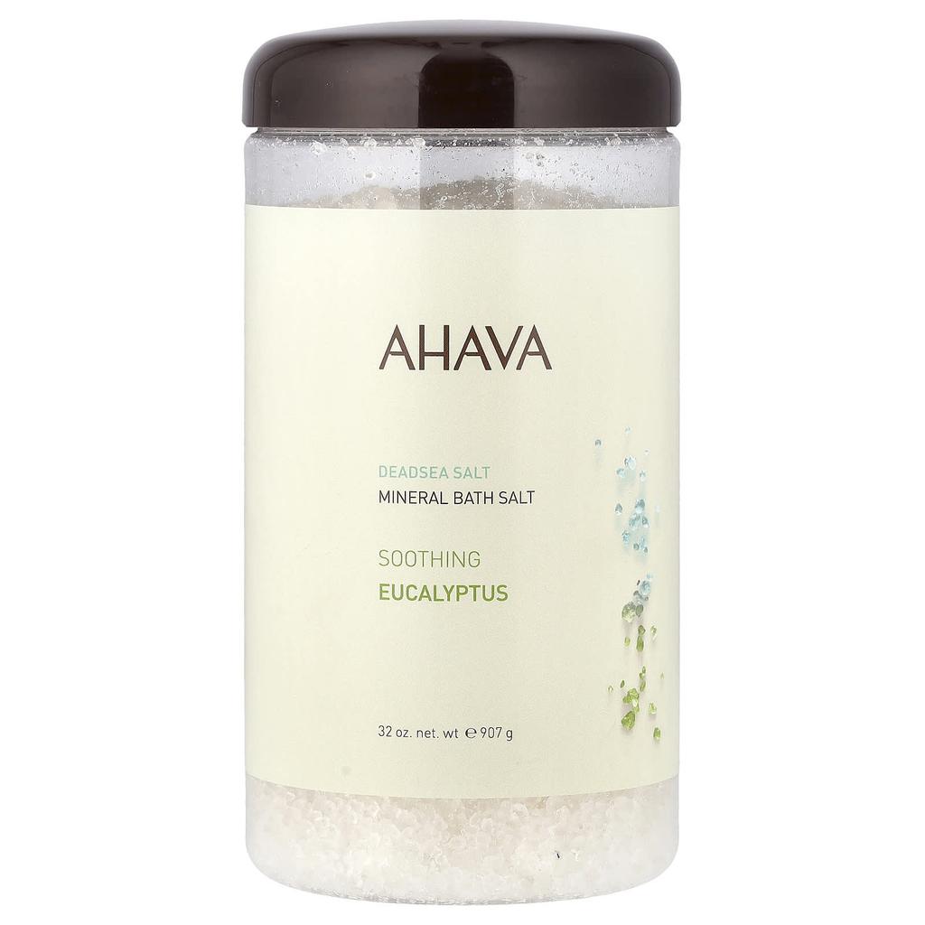 AHAVA North America, Mineral Bath Salts, Soothing Eucalyptus, 32 oz (907 g)