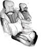 Leapmotor C11 Universal Four-Season Breathable Leather Car Seat Covers Pads (2024-2026)