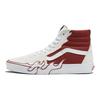 Vans Sk8-Hi Flame - White Tawny Port Unisex Sneakers Red True-White VN0005UJZHG