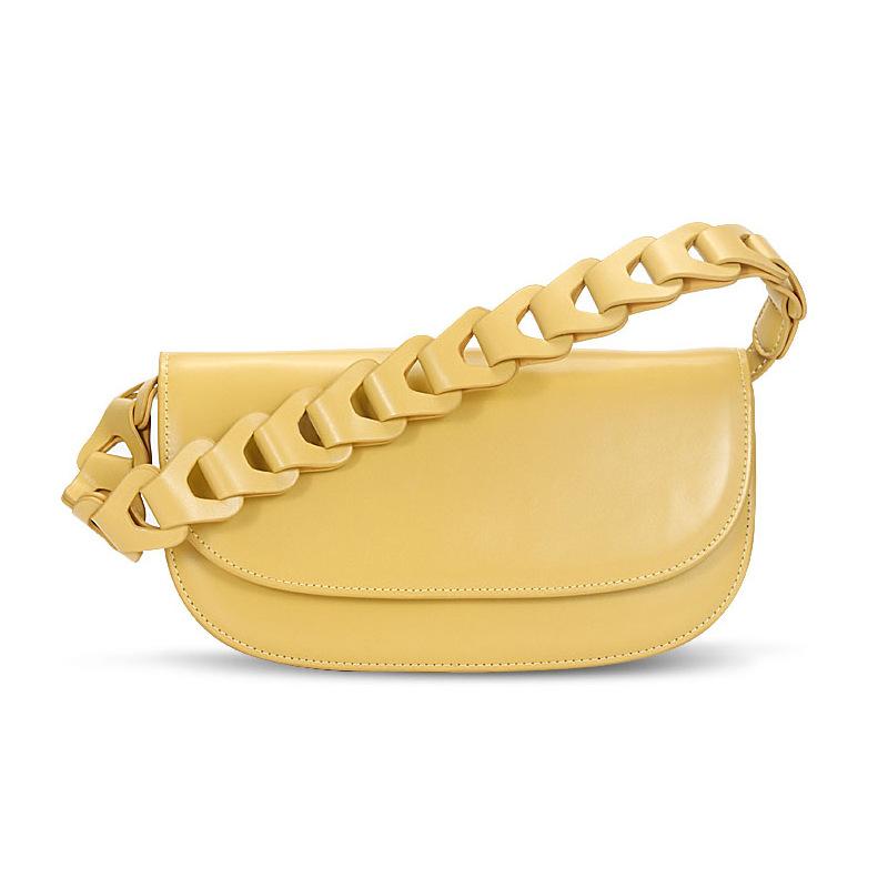 Fashion Underarm Bag Casual Women Split Leather Woven Shoulder Bags Female Crossbody Messenger Bag