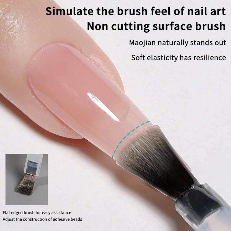1Set Disposable Nail Polish Brush With Double Head Pen Can Replacement Head Brush Nail Brush Liquid Applicators Manicure Tools