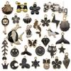 400-Piece Mixed Alloy Accessory Set for DIY Bracelets, Necklaces, Earrings, Keychains, and Charms
