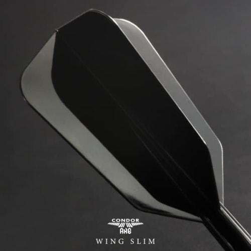 CONDOR AXE WING SLIM M Black Condor Ax Wing Slim Dart Flight Medium