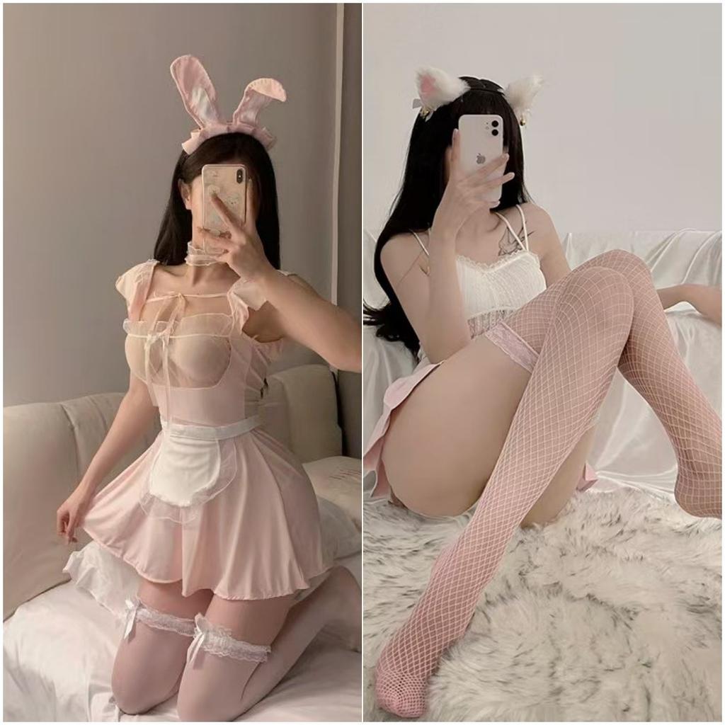 Sex lingerie sweet sexy pure lust maid passion suspender nightgown cute bunny uniform seduction suit female