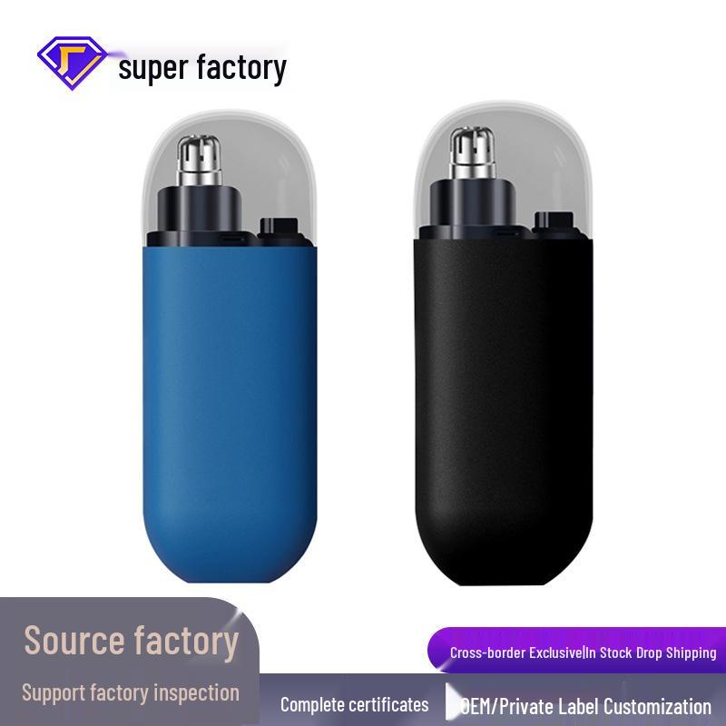 Rechargeable Mini Portable Electric Nose Hair Trimmer for Men