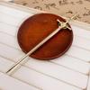 New Chinese Fairy Sword Hairpin: DIY Hanfu Tassel Metal Hairpin for Step-Shaking Hairstyle.