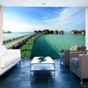 Seaside Landscape Wallpaper Modern Simple Living Room Bedroom Backdrop Wall Decor Photo Mural Mural