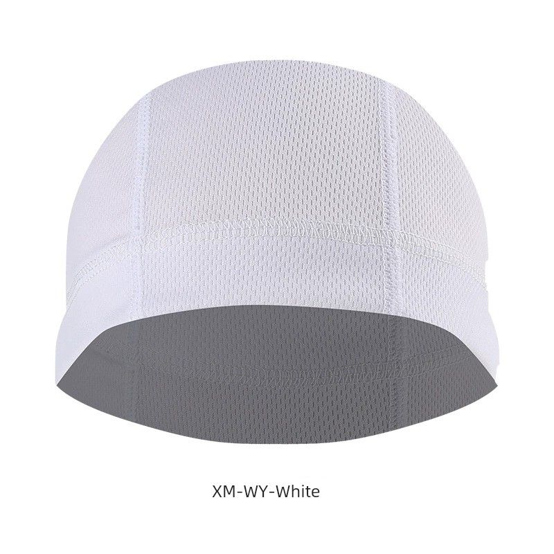 

Cycling Hat Men s Motorcycle Summer Hat Helmet Lining Liner Cycling Ice Silk Breathable Thin Type Sunscreen Headgear White(Ice Sleeve) One size