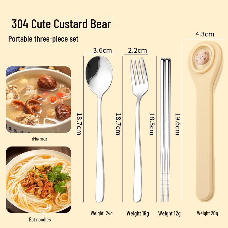 Wutuo Portable Travel Cutlery Set