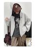 Girls' Reversible Jacket: Spring & Autumn 2025 Hooded Sweatshirt for Medium & Large Children