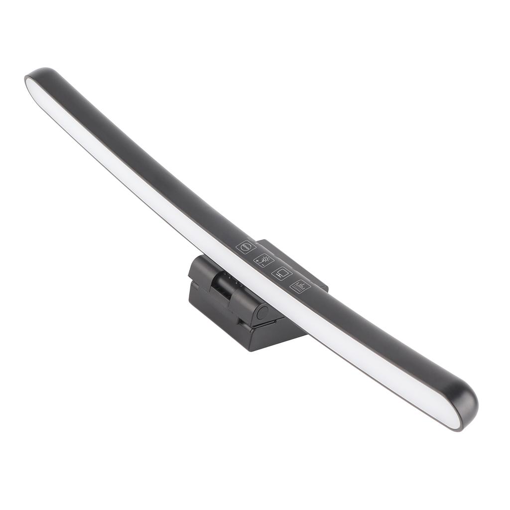 Computer Monitor Lamp 5V 1A Asymmetric Optical Touch Dimming Screen Monitor Light Bar with 7 Color RGB for Curved Screen