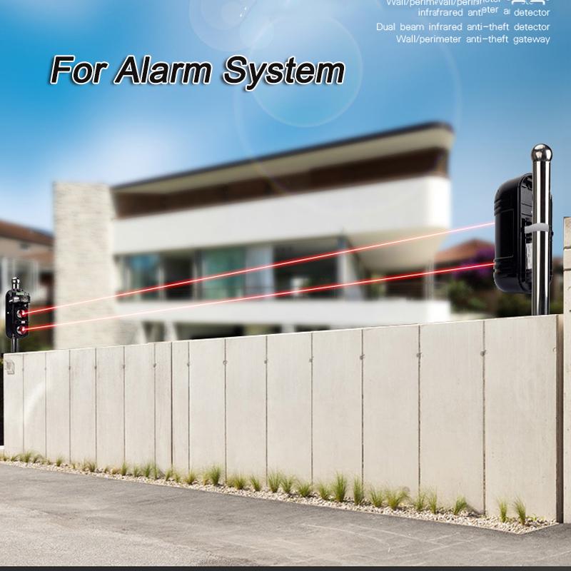 Outdoor 10m-150m Infrared Dual Beam Detector, 2 Beam Infrared Sensor