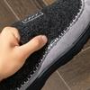 Outdoor Slippers For Men Casual Style Winter Plush Lined Warm Anti-slip Sole Home Shoes Cozy Memory Foam Fuzzy Upper Male Indoor Footwear