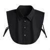 Women Fake Neck Half Shirt Bib Detachable Dickey Blouse for Lady Girls Outfits