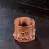 115ml Yixing Zisha Tree Stump Wood-fired Porcelain Teacup Elegant Tea Bowl Cute Cup Tea-tasting Smelling Cup Chazhan Master Cups