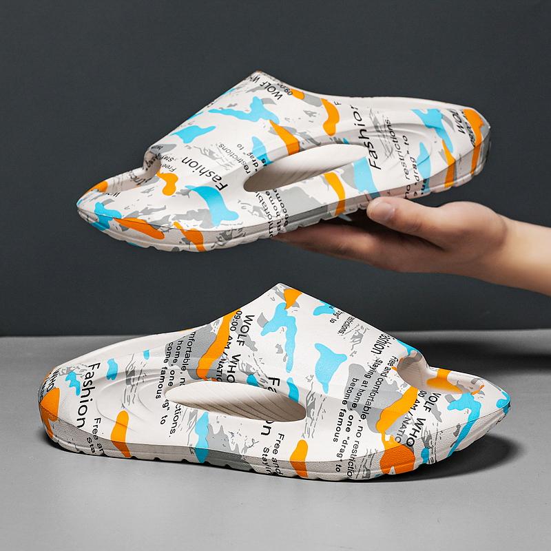 Summer Men Slippers Leisure Summer Shoes Male Beach Shoes Comfy Men's Shoes  Outdoor Mens Slippers Fashion Flip Flops Slippers