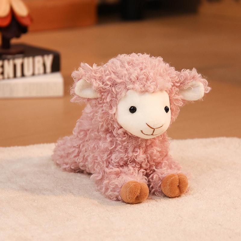 Little Sheep Dolly Plush Doll 20/30cm Standing Posture Sheep Plush Toy 25/35cm Lying Posture Lamb Doll Soft Stuffed Child Gift
