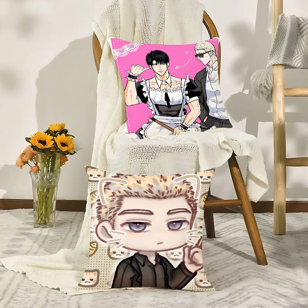 Bl S-Shutlines Pillow Case Cushion Cover Soft Cute Throw Pillow Case For Car Sofa Pillowcase Polyester With Zipper