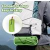 Ultra-Elastic Single Camping Mat: Moisture-Proof, Portable TPU Inflatable Mattress.