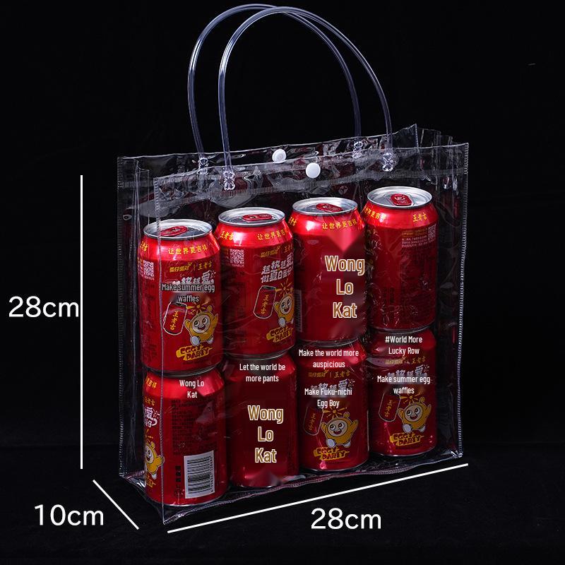Transparent PVC Tote Bag - Customizable Gift Favor Bag