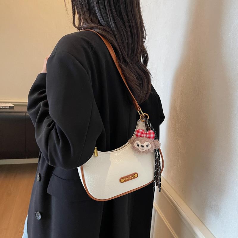 Simple Casual Bag Women's New Trendy High-end Sense Versatile Shoulder Messenger Bag Casual Underarm Women's Bag