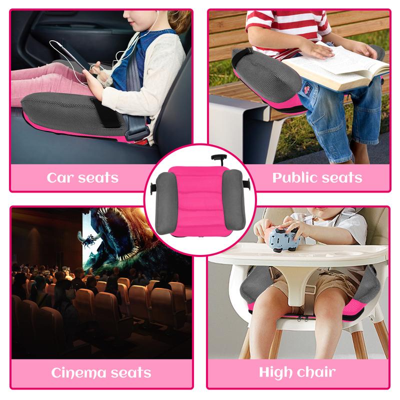Car Inflatable Booster Seat PVC Universal Travel Portable Booster Cushion With Storage Bag For Kids Comfort and Safety Travel