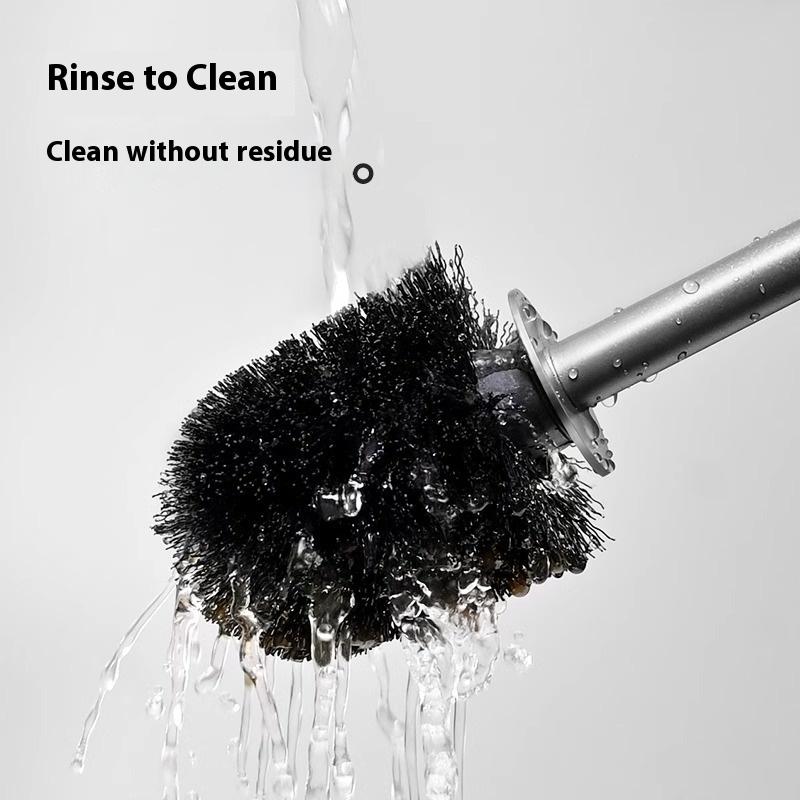 Toilet Brush, Shelf, No Punching, Household No Dead Ends, Toilet Brush, Toilet, Bathroom Toilet, Cleaning Artifact