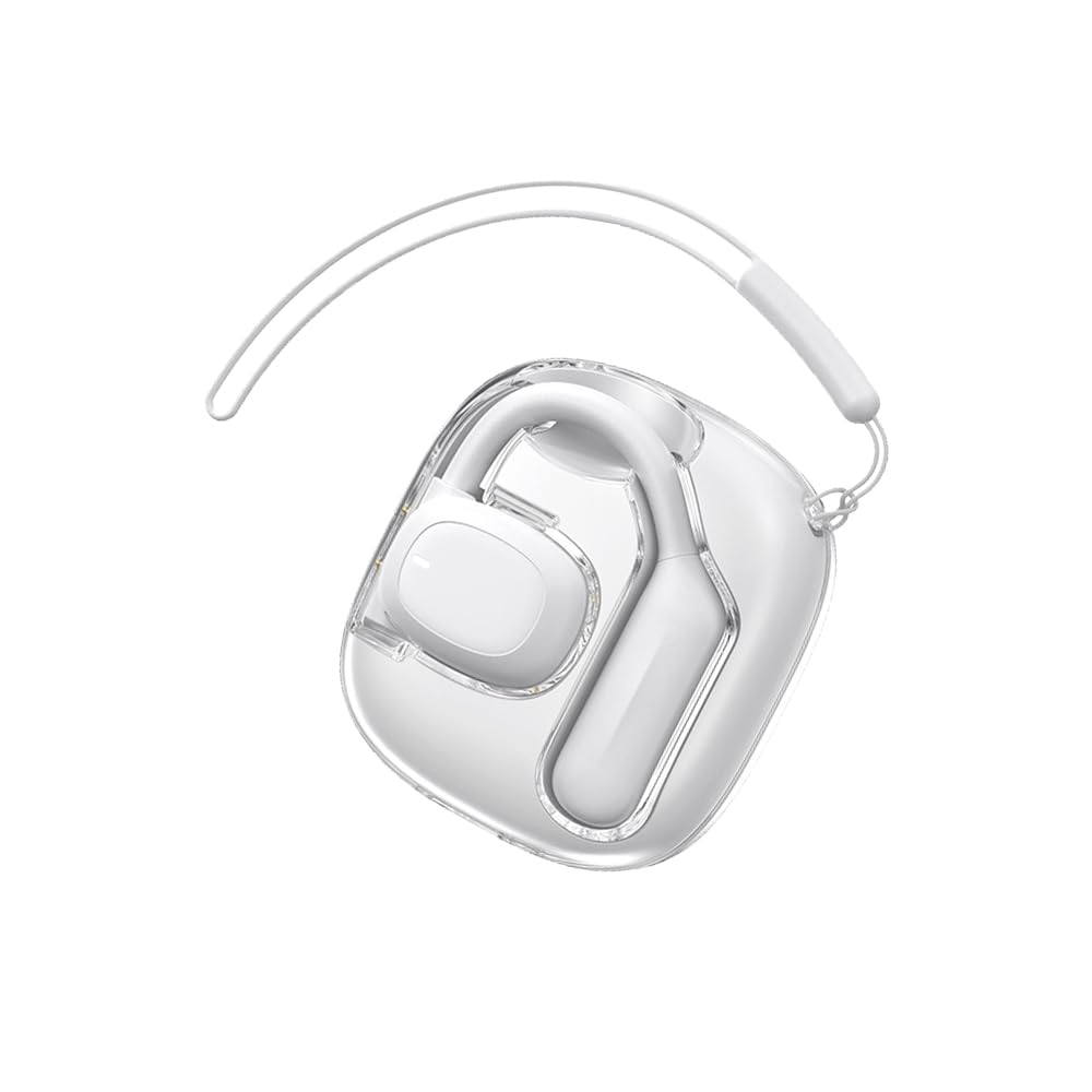 

Bluetooth Беспроводные наушники с костной проводимостью, раздельные левый и правый, с шумоподавлением ENC, Hi-Fi звук, компактные, совместимые с зарядным кейсом, версия 5.3, накладные, белый