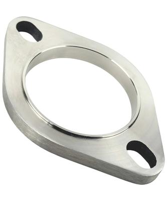 Silenciador HTharros Aço Inoxidável para Soldagem de Silenciador Reparo de Escapamento Automotivo Espessura Flange, Universal, Aço, Carros, Tubos, Conexão, Suporte,