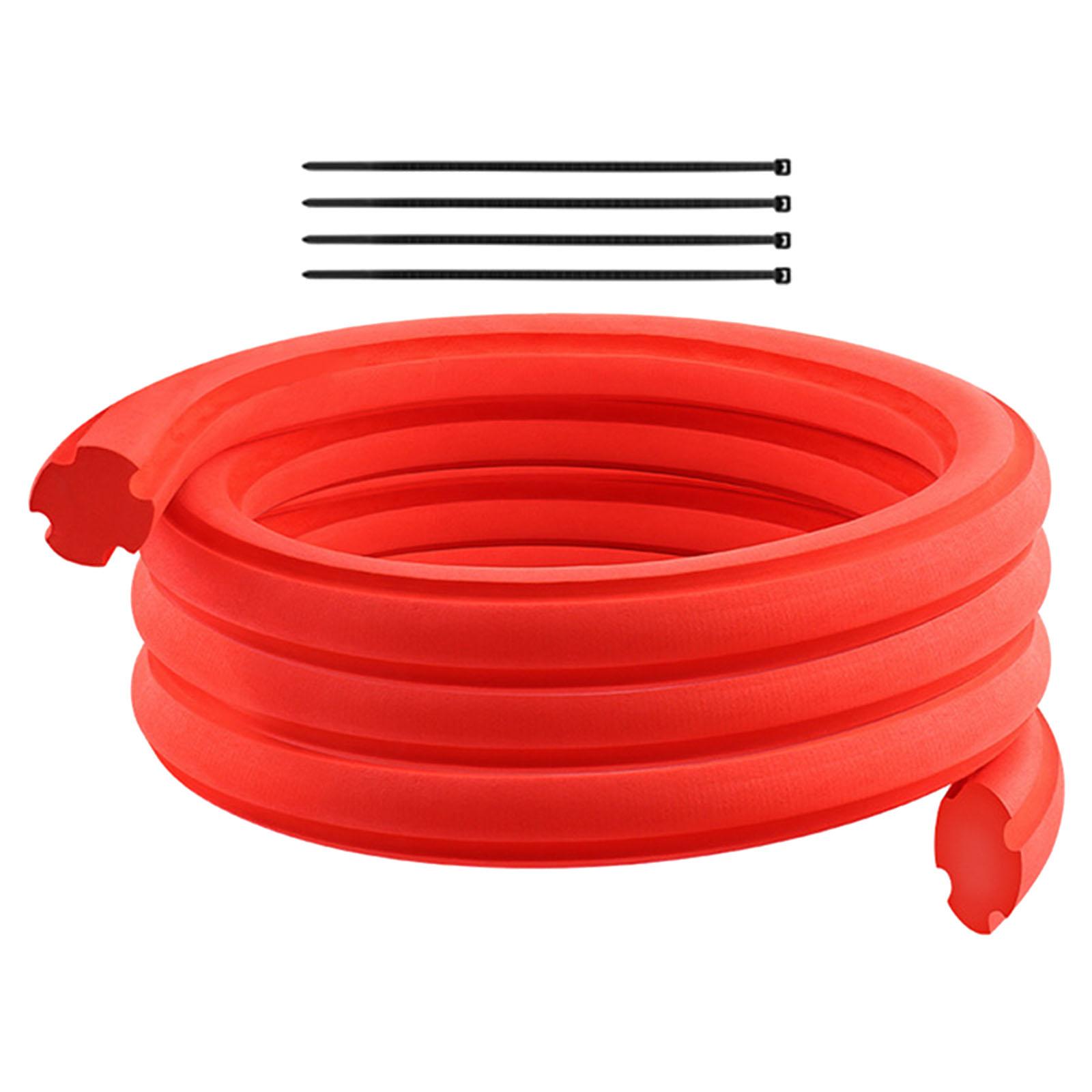 

Вставка для велосипедной шины No Flat Vacuum Tire Liner Вставка для внешней защиты шины для улучшения характеристик езды на велосипеде красный