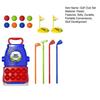 Kids Golf Club Set with Drawbar Cart Plastic Golf Set for Boys Girls