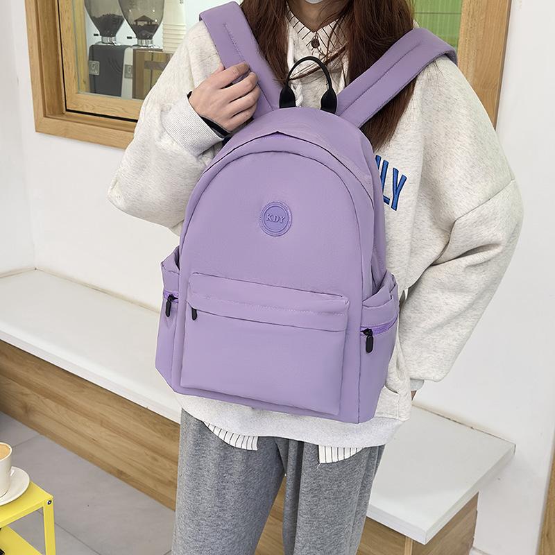 Casual fashion commuter casual backpack new versatile junior high school bag travel backpack