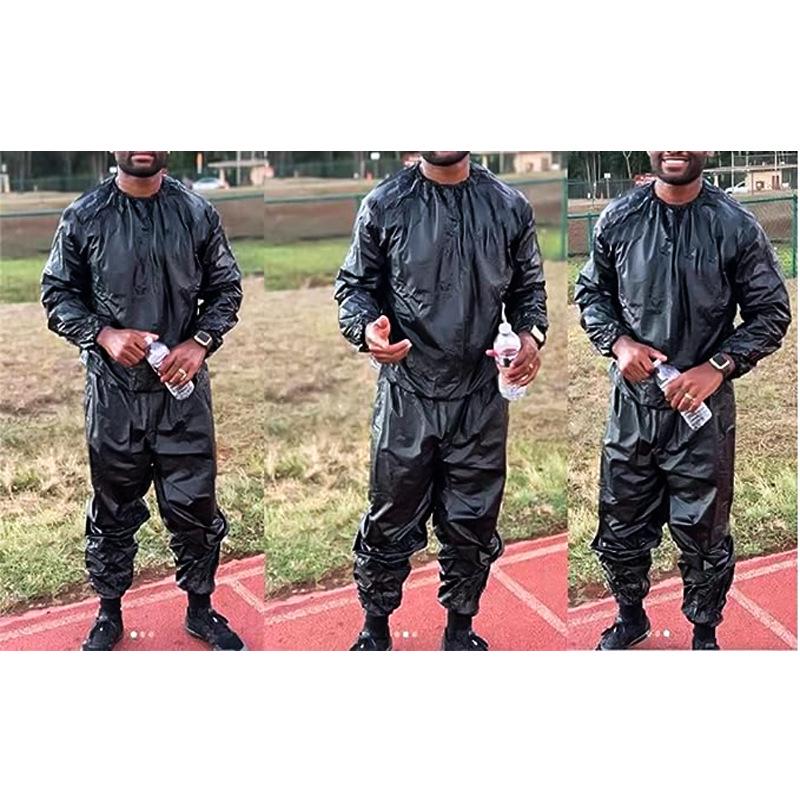 Unisex PVC Sauna Suit for Weight Loss, Fitness & Fat Burning