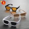5PCS Men Geometric Frame Modern Simple Style Fashion Glasses For Women Outdoor Travel Musical Festival Vacation Accessories
